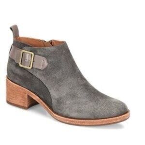 Kork-Ease Mesa Suede Ankle Boots in Grey Port Suede Size 11